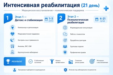 Реабилитация за 21 день в Кемерово